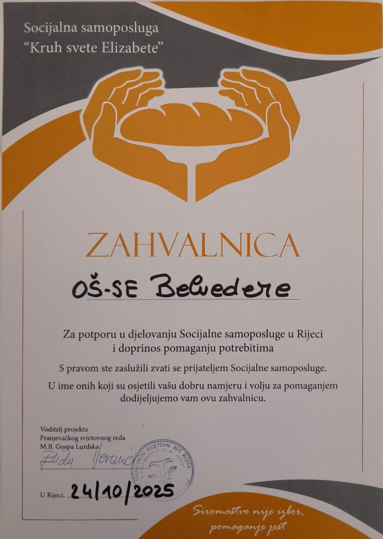 zahvalnica
